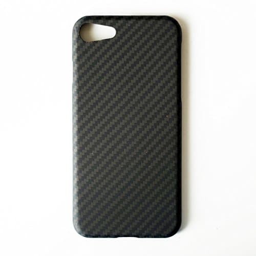 100% Carbon Kevlar iPhone 6 / 6S Plus / iPhone 7 / 7 Plus Hard Shell Cell Phone Case by Time Attack Carbon (Grey iPhone 7)