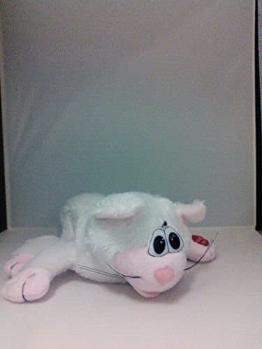 Crazy Critter White Cat LOL Rollover