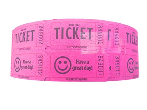 The Ticket Gurus Double Smile Raffle tickets-2000/roll