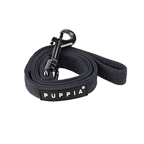 Authentic Puppia Two Tone Lead, Grey, Medium