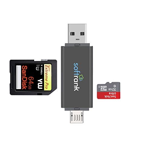 Micro USB OTG Adapter, Multi-Function Micro SD Card Reader, Micro USB OTG to USB 2.0 Adapter for Android or Windows Notebooks Smart Phones Tablets