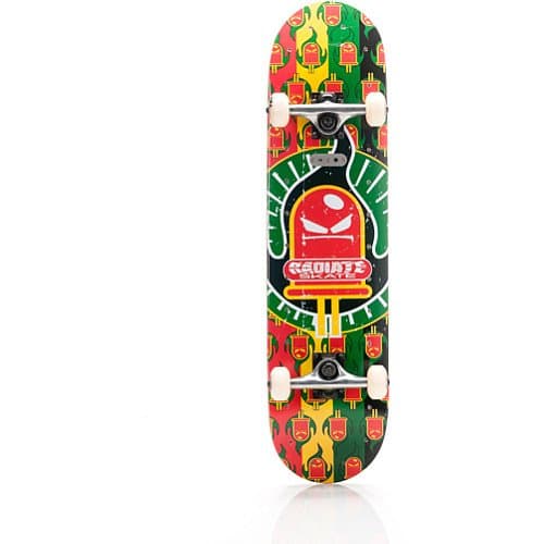 Rockboard Radiate Skateboard- Rasta Logo