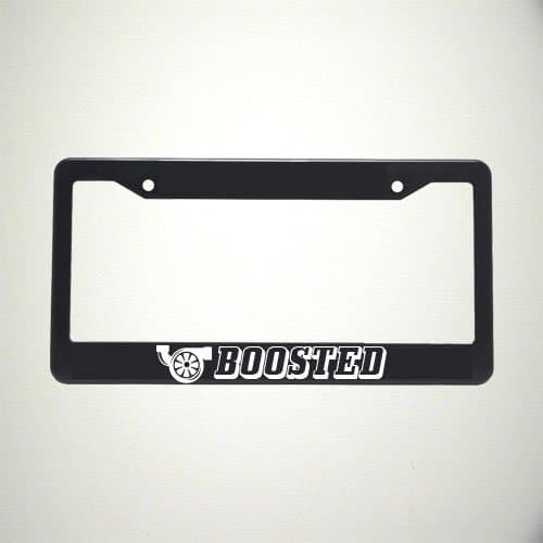 Boosted License Plate Holder