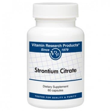 Strontium Citrate 340 mg 60 caps