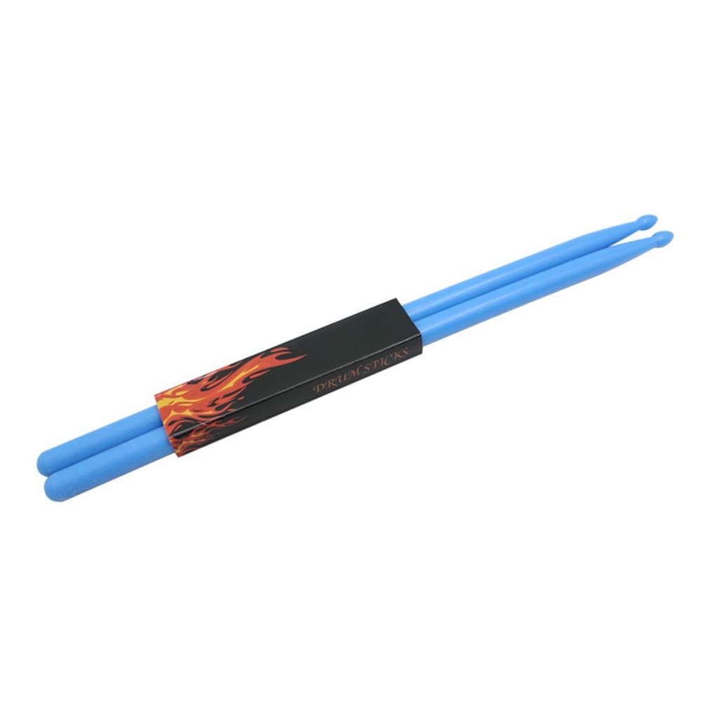 RENNICOCO 1 Pair 5A Nylon Drumsticks Non-slip Durable Plastic Exercise Drum Sticks Instrument Accessoris for Kids Students,Professional Classic Drumsticks for Fitness Aerobic Workout Classes