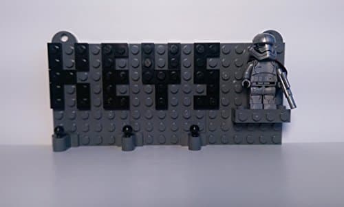 Key Organizer - Built using LEGO Bricks and featuring a Star Wars Figure (Captain Phasma)