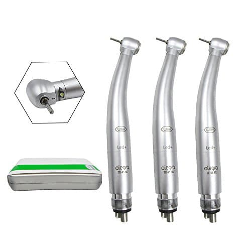 Single Water Spra LED High Speed Hand Tool Kit 4 Holes （Pack of 3）