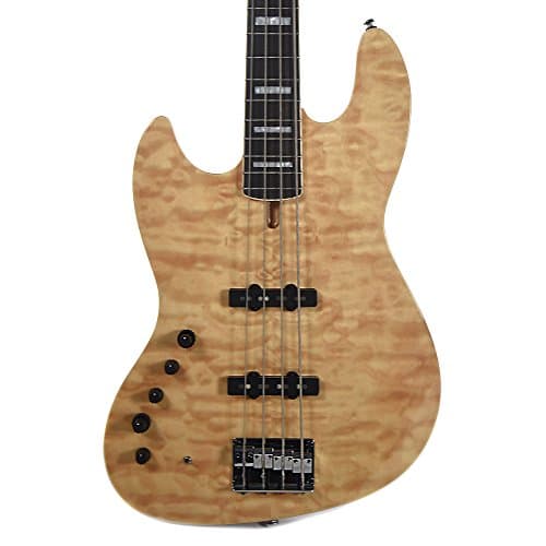 Sire Marcus Miller V9 Swamp Ash/Qulted Maple 4-String Bass Natural Satin LEFTY