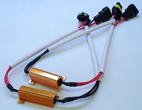 TWO 9006 HB4 LED Light Bulb Warning Canceler Decoder Error Free Plugs