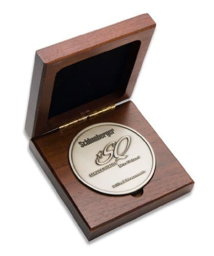 Walnut Grove Solid Walnut Coin and Medallion Display Box (3" Rout)