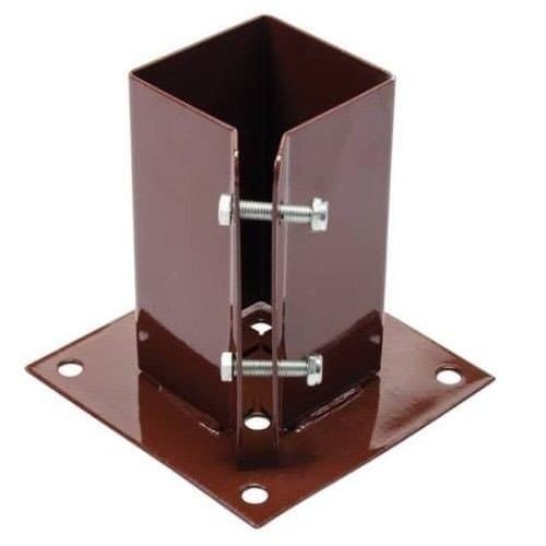 100mm Fence Post Support - 4" X 4" Bolt Down