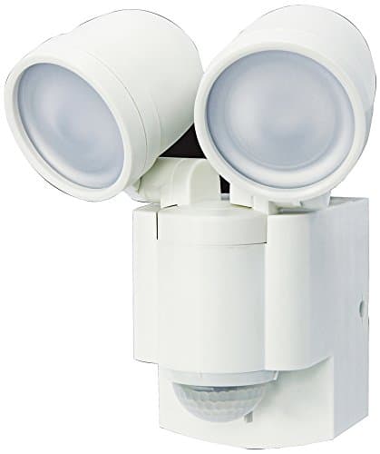 Battery Operated Motion Sensor Twin LED Light (140? Motion Sensor) (White)