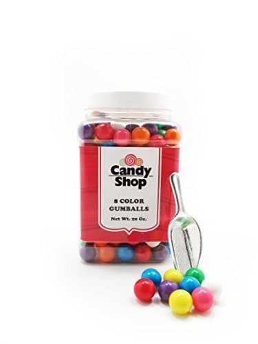 Candy Shop Assorted Gumball Jar - 20 oz