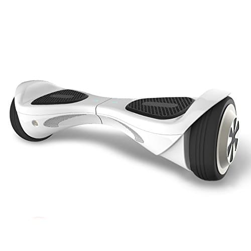 8" Hoverboard,Binwen SUV Real Hands Free Two Wheel Smart Self Balancing Spaceboard Electric Scooter Personal Adult Transporter with Led Light and Bluetooth Speaker(Safe UL 2272 Certified) (White)