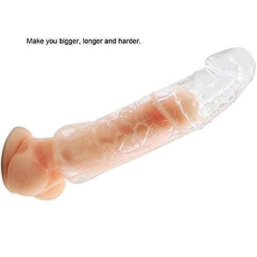 Peni s Sleeve Extender Extension Enlarger Delay Ejaculation Toy for Men (Lengthen 7cm) 88