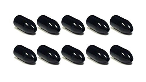 Interwebz 10 Pack 5/16 oz Tungsten Black Bullet Worm Weight for Bass Fishing Pitching and Flipping Sinker