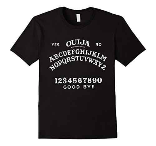 Men's Quija Board Shirt  Medium Black