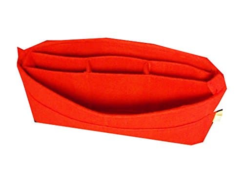 Handbag insert, Purse organizer 14" wide 4" High 5" deep, 12 Pocket Purse bottom shaper