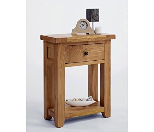 Devon Oak Compact Console Table
