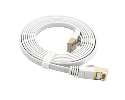 Antkeet 2m 6FT CAT7 RJ45 Patch Ethernet LAN Network Cable For Router Switch gold plated