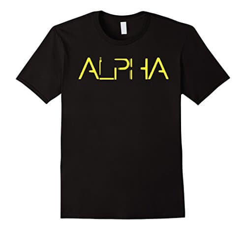 Men's Alpha T-Shirt Medium Black