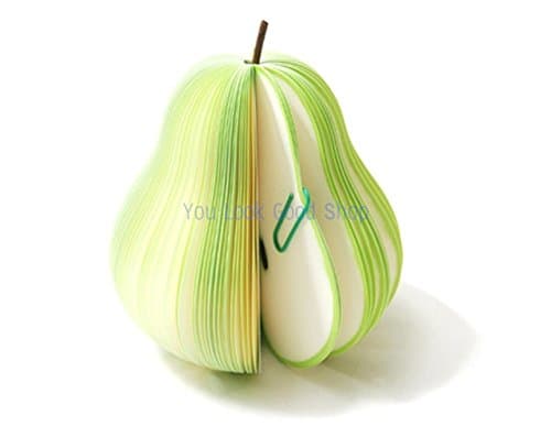 150 Pages Creative Pear Sticky Note Fruit Note Pa