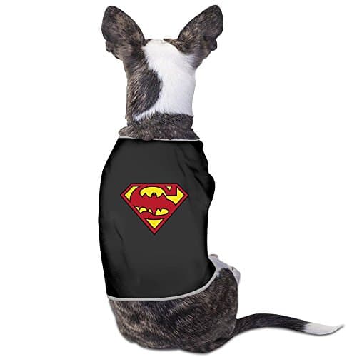 Superman Batman Logo Pet Clothes Black