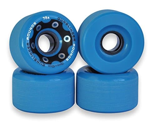 Gunslinger Rounds Longboard Wheels - Blue