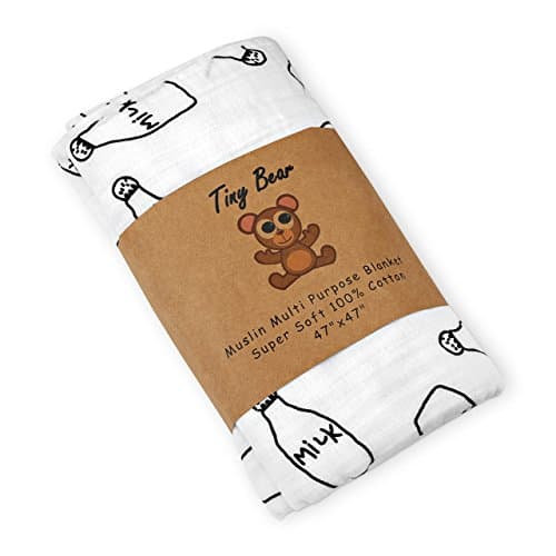 Super Soft 4 layer Muslin Multi Purpose Blanket 47" x 47" Unisex 100% Cotton