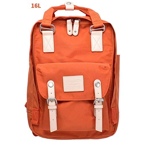 CZHJG Donut Backpack Backpack Korean Lady Backpack 14 Inch Computer Backpack Rust Red 16L