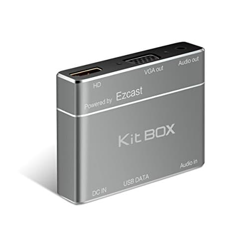 Kitbox S8-pro Screen Mirroring Ios Android AV Adapter USB HDMI TO Converter 1080P Screen Display Matchbox For Iphone IOS 8 /Android 5.0 and About Devices (gray)