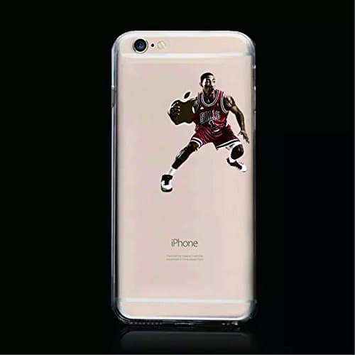 iPhone 6S Plus Case, iPhone 6 Plus Case, NBA Basketball Player Printed Back Cover for Men/Boys Soft TPU Back Case for iPhone 6/6S Plus 5.5 inch (Style 4)