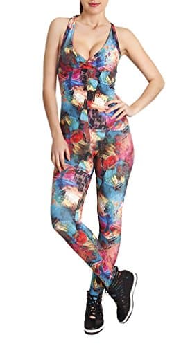 Brazilian Workout Jumpsuit - Spring Print