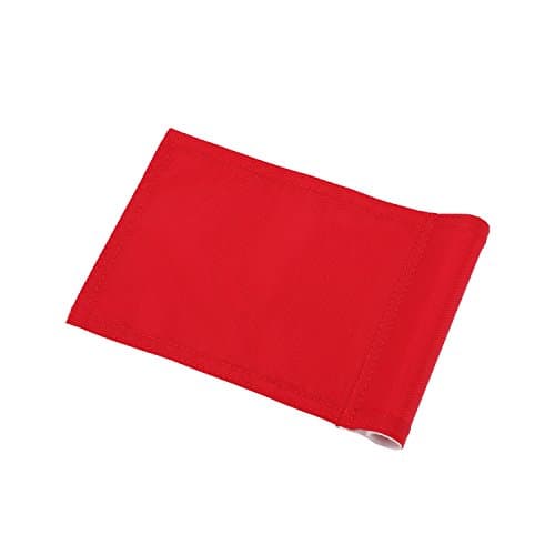Green Golf Flags, Standard Size 6 x 8" Nylon Training Golf Putting Practice Green Flag, Indoor Outdoor Backyard Garden Yard Golf Target flags (Red)