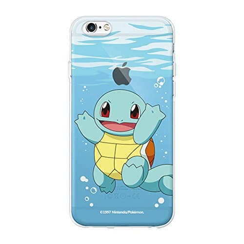 Pocket Go iPhone6/6S &amp; iPhone 6 Plus/6S Plus Jelly Cell Phone Case Pokemon (SWIMMING SQUIRTLE (iPhone 6/6S))
