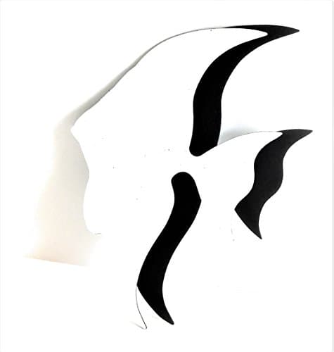 Angel Fish Rubberized Magnetic Screen Decor; Multipurpose, Helps to Stop Walking into screens, Covers small tears in Screens, Decorates screen area. Set of Two Magnets. Size 4.5” X 5”