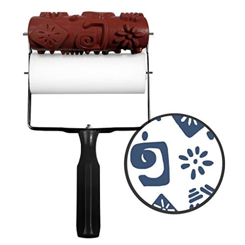 Rolling Robin Patterned Paint Roller Kit. Stencil For Creating Paint Patterns, Murals & Borders. Ideal Alternative To Wallpaper, Wall Decals & Stickers. Decorative Designs For Furniture, Nursery, etc