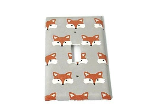 1 Gang Light Switch Plate Little Fox (275S)