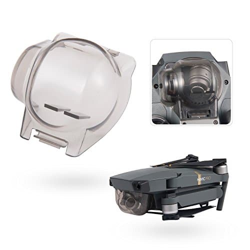 UZOPI DJI Mavic Pro Gimbal Lock Camera Fixed Guard Protector Transport Lens Cap Accessories (Transparent Grey)