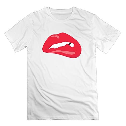 Mens Lips Lips Graphic Design Colleges Tshirt