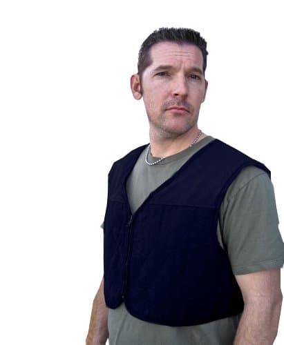 Cool Medics M1750 Cropped Solid Vest, 3X-Large, Navy