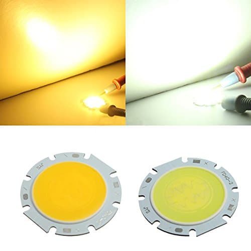 QIZIANG 5W Round COB LED Bead Chips For Down Light Ceiling Lamp DC 15-17V Hot (Color : Warm White)