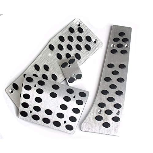QCTBCSB For Mercedes-Benz W204/C-Class/E-Class/S-Class/GLK/SL/CLS/GLC/SL/SLK Fuel Brake Foot Rest Pedal Plate Accelerator Pad Sticker