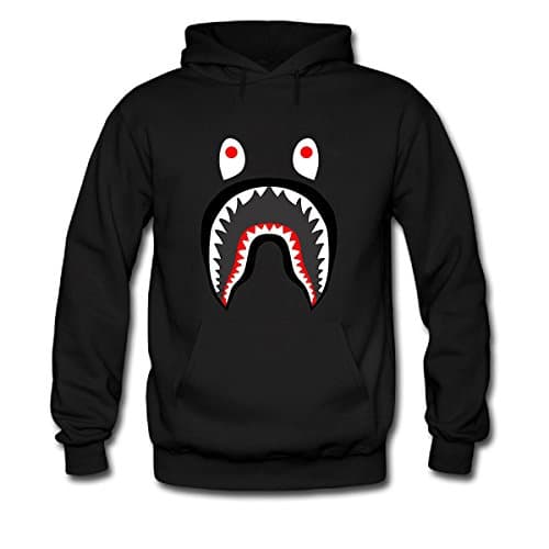 HKQ Bape APE Customizable Hoodie Medium Black