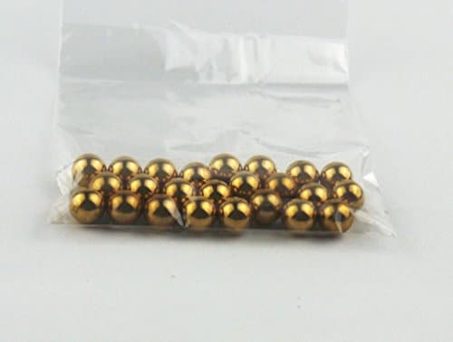 Yamu 1/4" Precision Solid Brass Bearing Balls 25Pcs