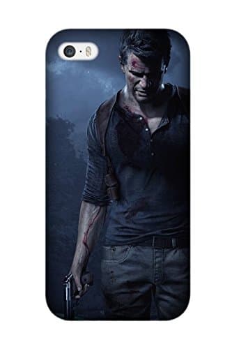 Personalized Protective Hard Textured Game Uncharted 4: A Thief's End Cell Phone Case Cover Compatible with Iphone 5/5S/Iphone SE