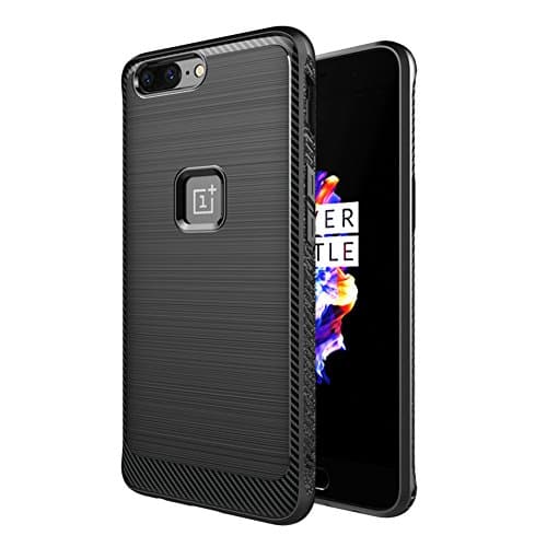 Oneplus 5 Case (Black),Ultra Slim Thin Premium Flexible Shock Absorption Soft Case for Oneplus 5 (2017)