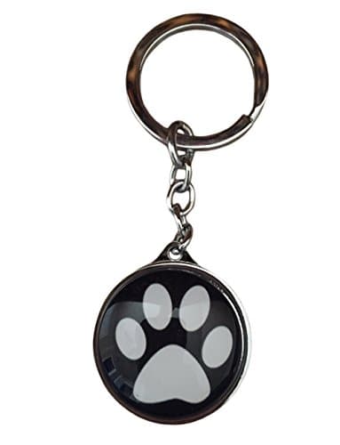 Pawprint Keychain (Black)