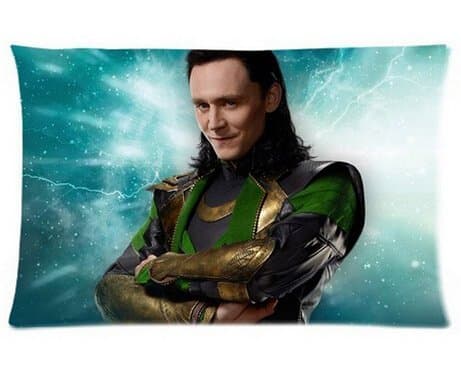 FFfghdde Smiling Loki Pillowcases Custom 20"x30" Two Sides Cool Comfortable Pillow Case