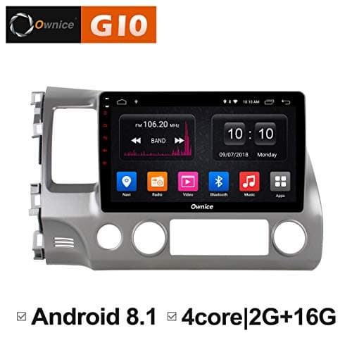 Ownice Quad Core 10.1 inch Android 8.1 Car Radio Player GPS Navigation for Honda Civic 2004-2009 Support Bluetooth wifi radio mirror link 2G RAM